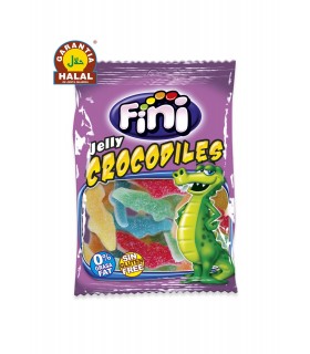 Sour Crocodiles - Halal Treats - Gluten Free and 0% Fat - Fini - 100 gr