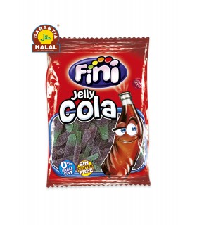 Botellas Cola - Golosinas Halal - Sin Gluten y 0% Grasa - Fini - 90 gr