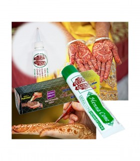 Tubo Henna Tatuaje Natural y Temporal - Marron -
