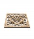 Untersetzer - 30x30 cm - MDF - Laser Cut - Barock-Arabisches Design