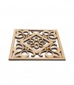 Salvamantel - 30x30 cm - DM - Corte Láser - Diseño barroco-árabe