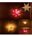 Lampada da soffitto Sol - forgiatura pelle - dipinto in hennè - 45 cm-Colores