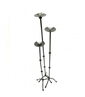 Set of 3 Candle Holders in 3 Sizes - Khadra Model