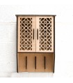 Kleiderschrank + Garderobe - 100% Holz - Jaima Model