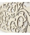 Celosia Madera - Corte Láser - Diseño Celta - Blanco Hueso - 80 x 30 cm