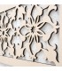 Célosie en bois - Découpe au laser - Design médiéval - 120x 50 cm