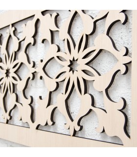 Celosia Madera - Corte Láser - Diseño Medieval - 120x 50 cm