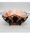Himalayan Salt Lamp - Iron Fruit Basket