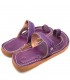 Light Purple Woman Sandal - 100% Leather - Arijwani Model