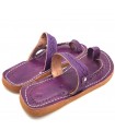 Sandalia Mujer Morado Claro - 100% Cuero - Modelo Arijwani