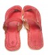 Sandalia Mujer Rojo Claro - 100% Cuero - Modelo Ahmari