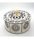 Candy Box - Mehrfachverwendung - Alhambra + Blumenmodell - Weiße Farbe