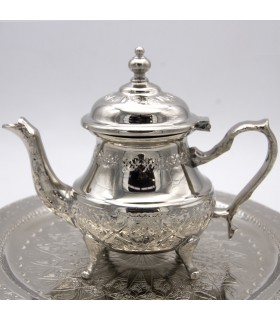 Moroccan Arab Teapot - Carved Alpaca - Moorish Tea - 5 Star Model 300 ml