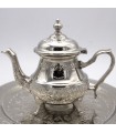 Teiera Araba Marocchina - Alpaca Intagliata - Tè Moresco - Modello 5 Stelle - 300 ml
