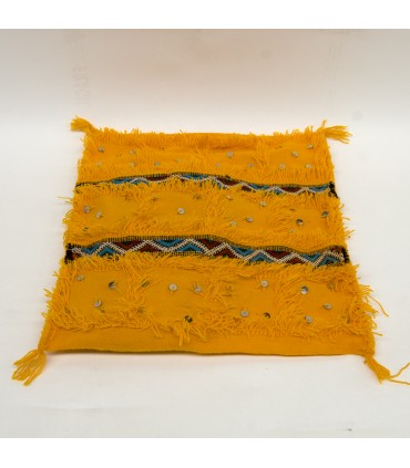 Funda Cojín Bereber - Algodón y Lana - Artesanales - 56cm - Modelo Bereber Waahid