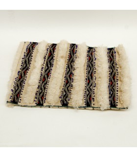 Funda Cojín Bereber - Estilo Vintage - 50cm x 39cm - Fondo Blanco
