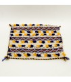 Housse de Coussin Berbère - Style Vintage - 37cm x 47cm - Multicolore-Fond Blanc