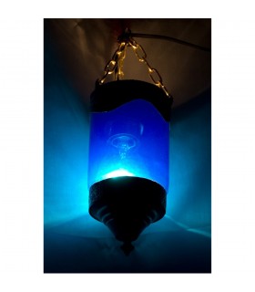 Lampe Glas mit Alpaca - verschiedene Farben - Arabisch - Neuheit