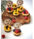 Pack de décoration de gâteau Eid Adha - 6 x agneau en bois