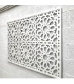 MARCO CELOSÍA ÁRABE - DISEÑO ALHAMBRA - COLOR BLANCO 160cm x 100cm x 1cm