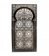 Cornice dello specchio - Lattice in legno o arabo - Design unico e originale - Colore wengue - 2m x 1m x 1cm