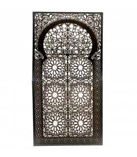 Mirror Frame - Wood or Arabic Lattice - Unique and Original Design - Wenge Color - 2m x 1m x 1cm