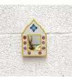 Specchio decorativo - Decorazione in stile vintage fatta a mano al 100% - Modello Hak nº1 - 16,5 x 11,5