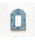 Espejito Decorativo - Decoración Estilo Vintage 100% Artesanal - Modelo Hak nº2 AZUL - 20 x 14cm