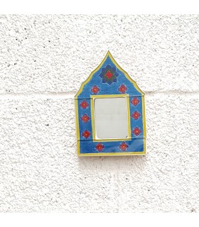 Specchio decorativo - Decorazione in stile vintage fatta a mano al 100% - Modello Hak nº9 - 17 x 11 cm