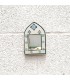 Espejito Decorativo - Decoración Estilo Vintage 100% Artesanal - Modelo Hak nº11 - 17 x 11cm