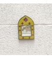 Espejito Decorativo - Decoración Estilo Vintage 100% Artesanal - Modelo Hak nº12 - 17 x 11cm