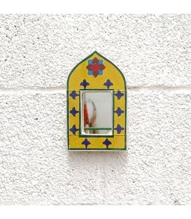 Andalusian Decorative Mirror - 100% Handmade Vintage Style Decoration - Hak Model nº14 - 17 x 11cm