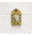 Espejito Andalusi Decorativo - Decoración Estilo Vintage 100% Artesanal - Modelo Hak nº14 - 17 x 11cm