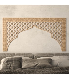 Cabecero Árabe Cama 160cm - Madera - Modelo Bab Mansur