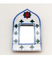 Espejito Andalusi Decorativo - Decoración Estilo Vintage 100% Artesanal - Modelo Hak nº15 - 16 x 10cm