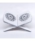 Porta Libro Sacro - Colore Bianco - Supporto Corano - 100% Legno - Modello Al-Baida