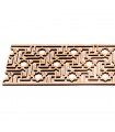 Celosía Madera - Cenefa - Zócalos - Decoración Pared - Corte Láser - Mataaha - 10 x 50 cm