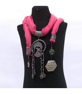 Pendentif Foulard Femme Collier Foulard - Style Bohème - Style Égyptien - Modèle n ° 11