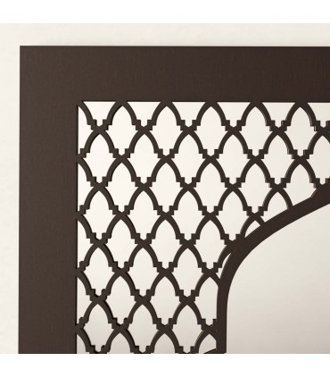 Espelho Árabe - Corte a Laser - Modelo Bab Jaima - 100 x 80 cm