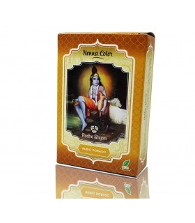Henna Natural Teñir Pelo - Rubio Dorado - Radhe Shyam - 100 gr