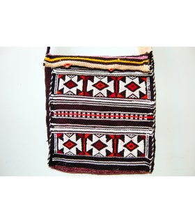 Bolso Tapiz Lana Artesanal Bereber - Modelo Jibli aswad