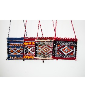 Bolso Tapiz Lana Artesanal Bereber - Modelo Jibli kalil
