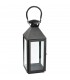 Vintage Glas und Eisen Garten Laterne - Aswad Modell