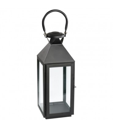 Farol Jardín Vintage Cristal y Hierro - Modelo Aswad