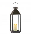 Vintage Glas und Eisen Garten Laterne - Aswad Modell