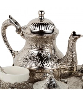 Théière En Fonte Gravée DELUXE - Modèle Istanbul