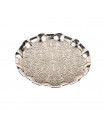 Engraved Tea Tray 35 cm Wavy - DELUXE Quality - Istambul Model