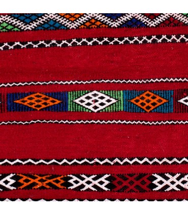 Berber Wool Tapestry - Kilim Ahmar