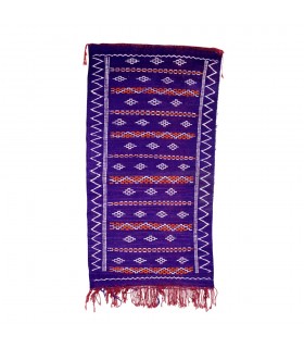 Arazzo berbero in lana - Kilim Banafsiyi - 105 x 52 cm