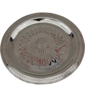 Graviert Tee - verschiedene Durchmesser - Gold oder Silber-Tablett